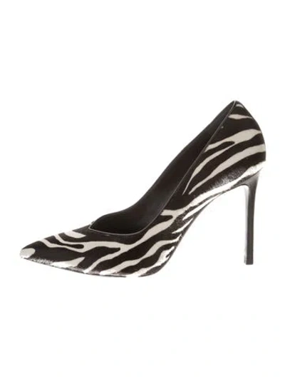 Pre-owned Michael Kors Calf Hair Animal Print Pumps In Multi