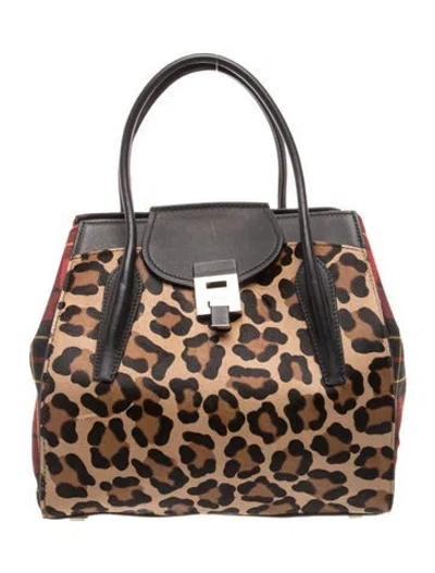 Pre-owned Michael Kors Calf Hair Top Handle Bag