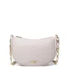Michael Kors Calf Leather Shoulder Bag In Beige
