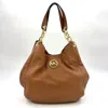 Michael Kors Calf Tote Bag Brown In Brown
