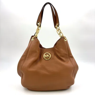 Michael Kors Calf Tote Bag Brown