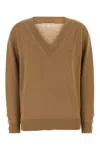 Michael Kors Ribbed Cuffs Wool V-neck Sweater