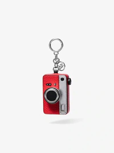 Michael Kors Camera Bag Charm In Red