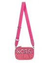 Michael Kors Logo Quilted Camera Bag With Adjustable Strap