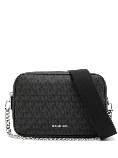 Michael Kors Camera Cross Body Bags In Black