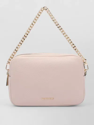 Michael Kors Camera Crossbody Bag Chain Strap Design In Pink