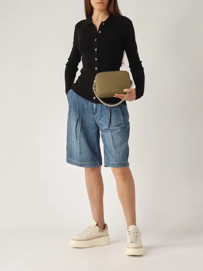 Michael Kors Camera Xbody Clutch In Safari