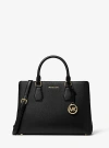 Michael Kors Camille Large Satchel In Black