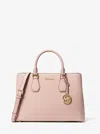 Michael Kors Camille Large Satchel In Pink