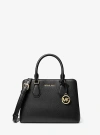 Michael Kors Camille Small Satchel In Black