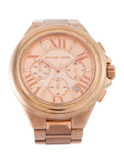 Pre-owned Michael Kors Camille Watch, 43mm In Multi