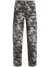 Michael Kors Camouflage-print Jeans In Grey