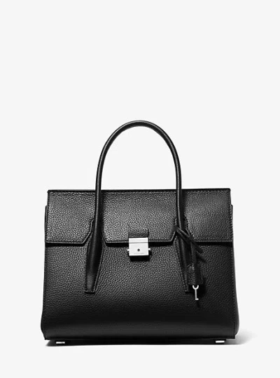 Michael Kors Med Satchel In Black