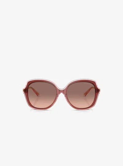 Michael Kors Canary Islands Sunglasses In Orange
