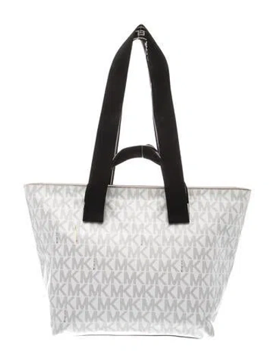 Pre-owned Michael Kors Canvas Tote In Multi