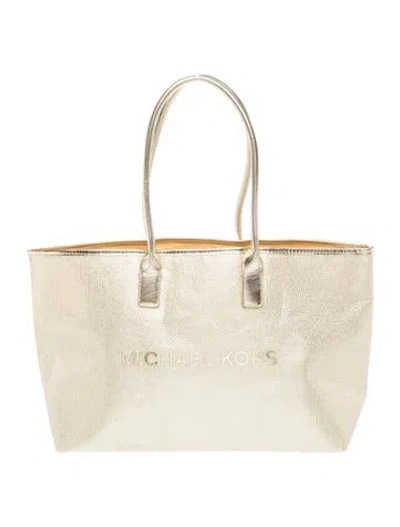 Pre-owned Michael Kors Canvas Tote In Neutral