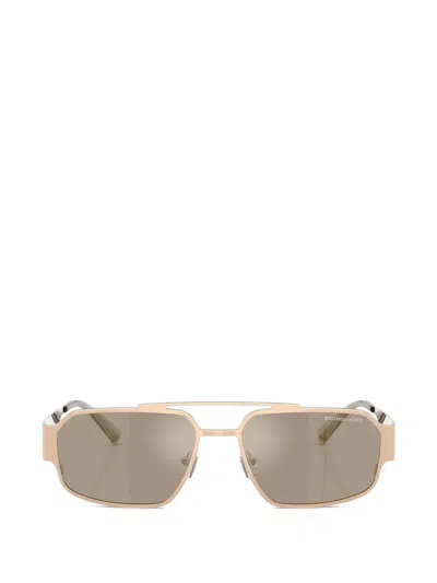Michael Kors Cape Town 几何形镜框太阳眼镜 In Gold