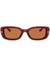 Michael Kors Women's Sunglasses, Capella Mk2228d In Red