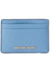 Michael Kors Card Holder In Blue