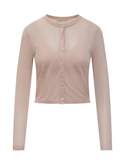 Michael Kors Cardigan In Neutral