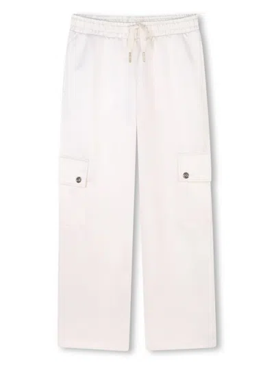 Michael Kors Kids' Cargo Trousers In White