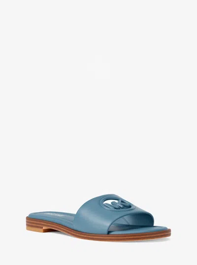 Michael Kors Carissa Slide Sandal In Blue