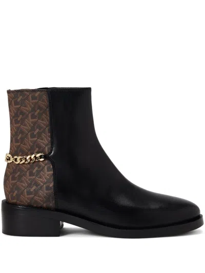 Michael Kors Carlisle Boots In Schwarz
