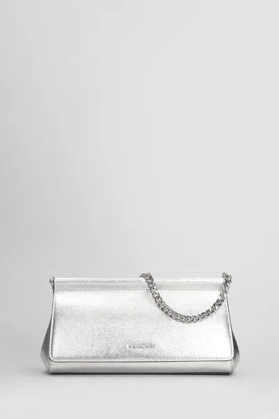 Michael Kors Carmine Shoulder Bag In Silver