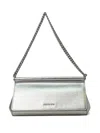 Michael Kors Md Ew Clutch In Silver