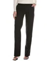 Michael Kors Collection Carolyn Wool & Silk-blend Trouser In Black