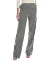 Michael Kors Collection Carolyn Wool & Silk-blend Trouser In Gray