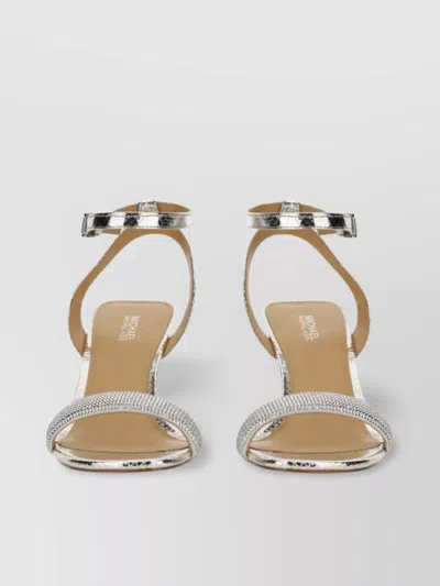 Michael Kors "carrie" Metallic Finish Sandals
