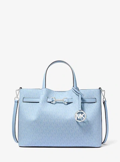 Michael Kors Carson Medium Signature Logo Satchel