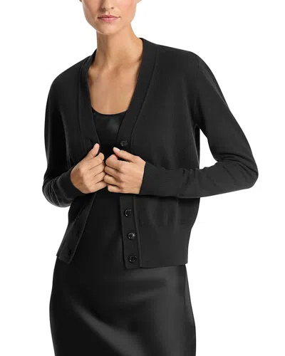 Michael Kors Cashmere Baby Cardigan Sweater In Black