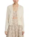 Michael Kors Cashmere Baby Cardigan Sweater In Ecru