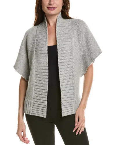 Michael Kors Cashmere Cardigan In Gray