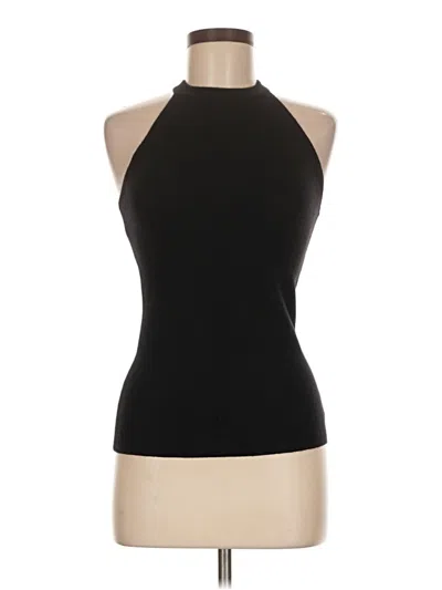 Pre-owned Michael Kors Cashmere Cardigan Sweater In Black