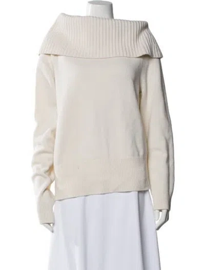 Pre-owned Michael Kors Cashmere Cowl Neck Sweater In Neutral