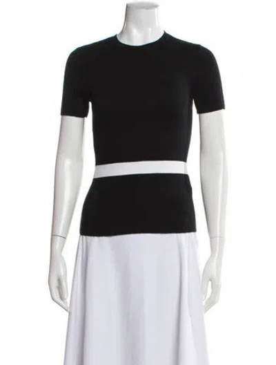 Pre-owned Michael Kors Cashmere Crew Neck Sweater In Black