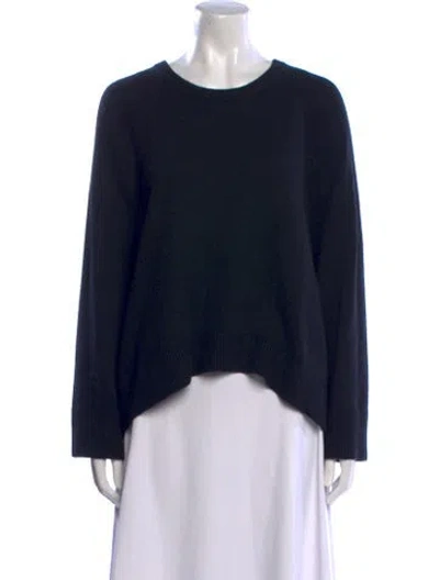 Pre-owned Michael Kors Cashmere Crew Neck Sweater In Black