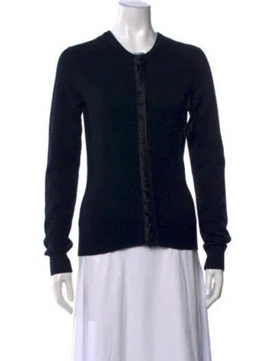 Pre-owned Michael Kors Cashmere Crew Neck Sweater In Black