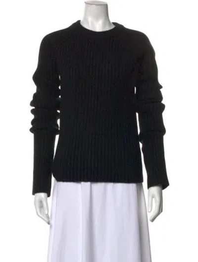 Pre-owned Michael Kors Cashmere Crew Neck Sweater In Black