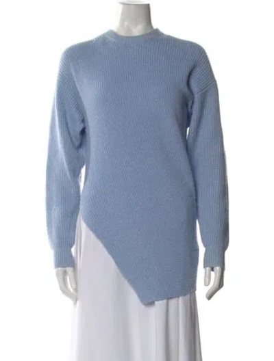 Pre-owned Michael Kors Cashmere Crew Neck Sweater In Blue