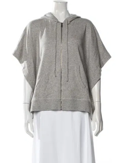 Pre-owned Michael Kors Cashmere Crew Neck Sweater In Gray