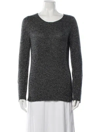 Pre-owned Michael Kors Cashmere Crew Neck Sweater In Grey