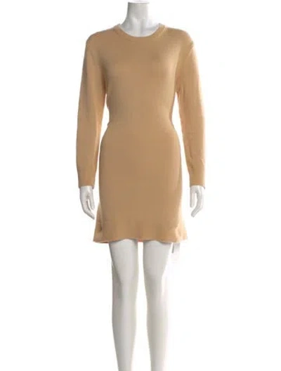 Pre-owned Michael Kors Cashmere Crew Neck Sweater In Neutral