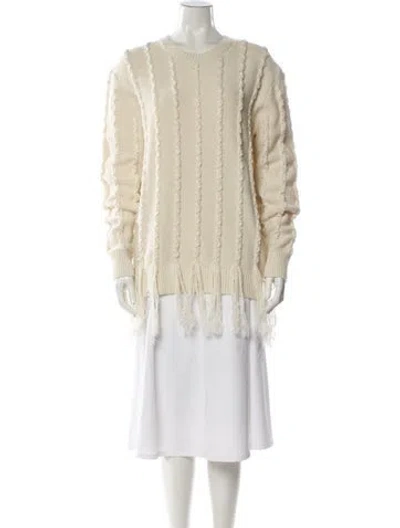 Pre-owned Michael Kors Cashmere Crew Neck Sweater In Neutral