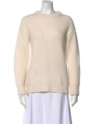 Pre-owned Michael Kors Cashmere Crew Neck Sweater In Neutral