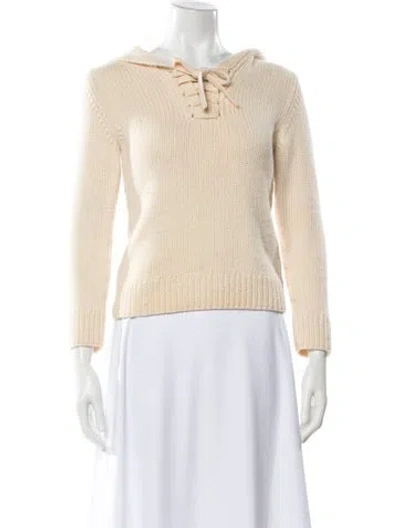 Pre-owned Michael Kors Cashmere Crew Neck Sweater In Neutral
