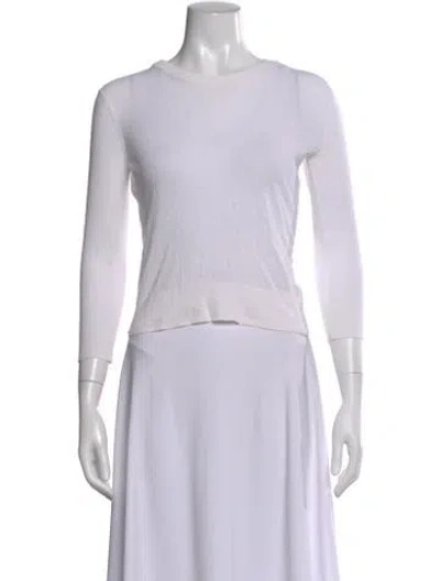 Pre-owned Michael Kors Cashmere Crew Neck Sweater In Neutral